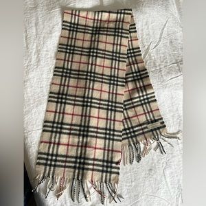 Authentic Burberry 100% cashmere scarf